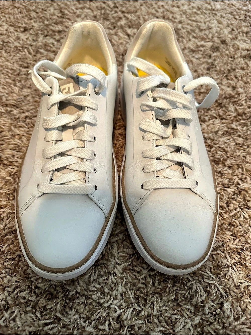 Cole Haan GrandPrø Topspin Sneaker GrandPrø Topspin Sneaker White & Gold US 7.5